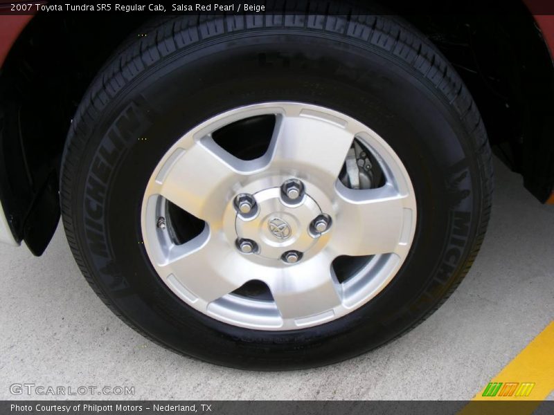 Salsa Red Pearl / Beige 2007 Toyota Tundra SR5 Regular Cab
