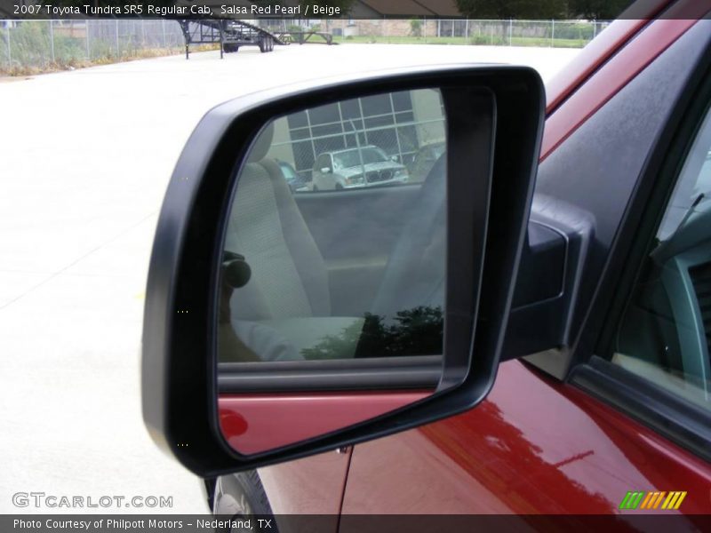 Salsa Red Pearl / Beige 2007 Toyota Tundra SR5 Regular Cab