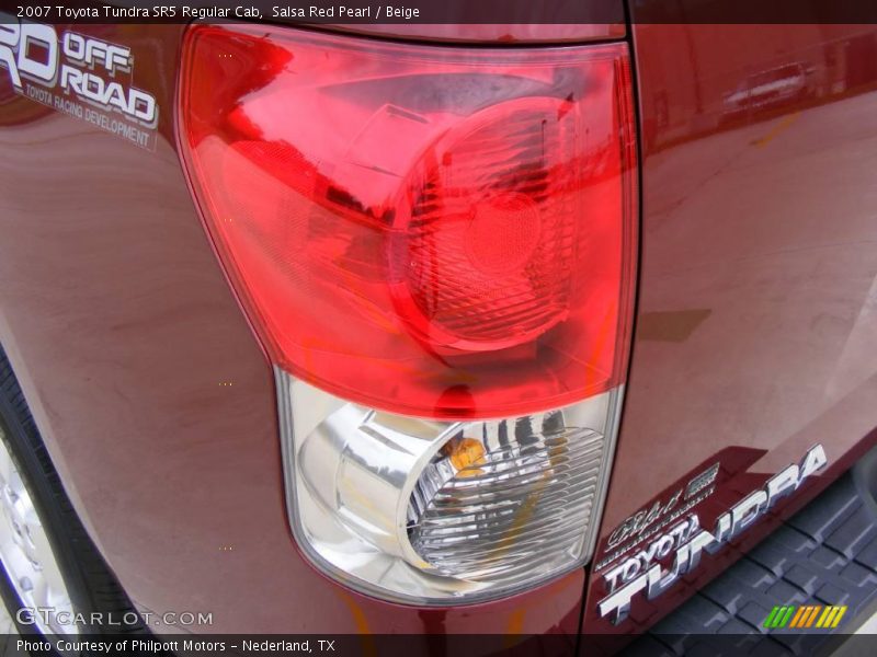 Salsa Red Pearl / Beige 2007 Toyota Tundra SR5 Regular Cab
