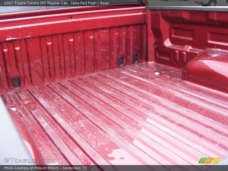 Salsa Red Pearl / Beige 2007 Toyota Tundra SR5 Regular Cab