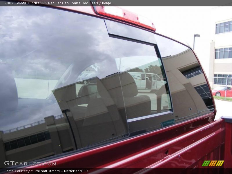 Salsa Red Pearl / Beige 2007 Toyota Tundra SR5 Regular Cab