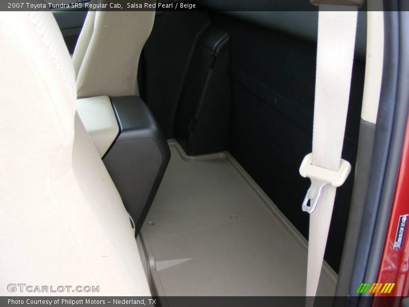 Salsa Red Pearl / Beige 2007 Toyota Tundra SR5 Regular Cab