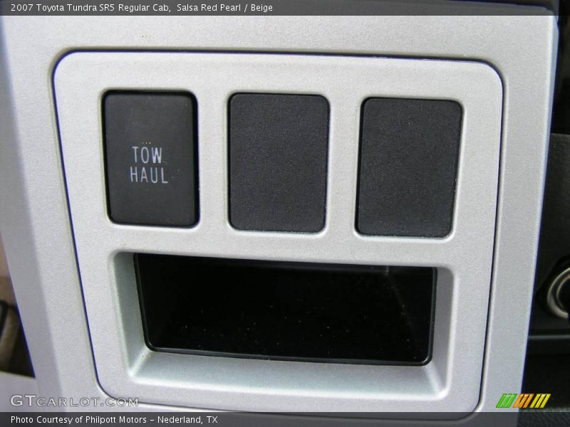 Salsa Red Pearl / Beige 2007 Toyota Tundra SR5 Regular Cab