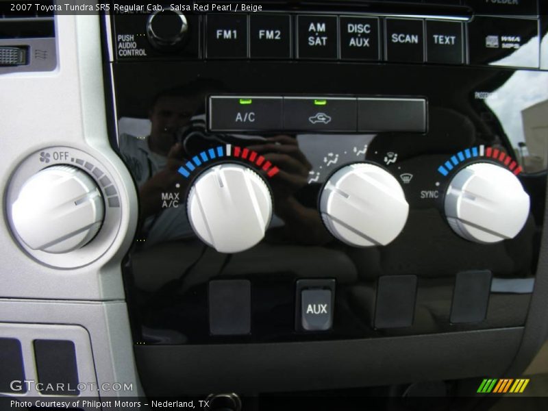 Salsa Red Pearl / Beige 2007 Toyota Tundra SR5 Regular Cab