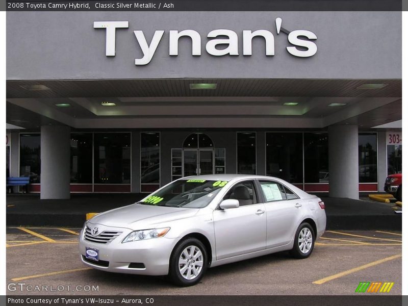 Classic Silver Metallic / Ash 2008 Toyota Camry Hybrid