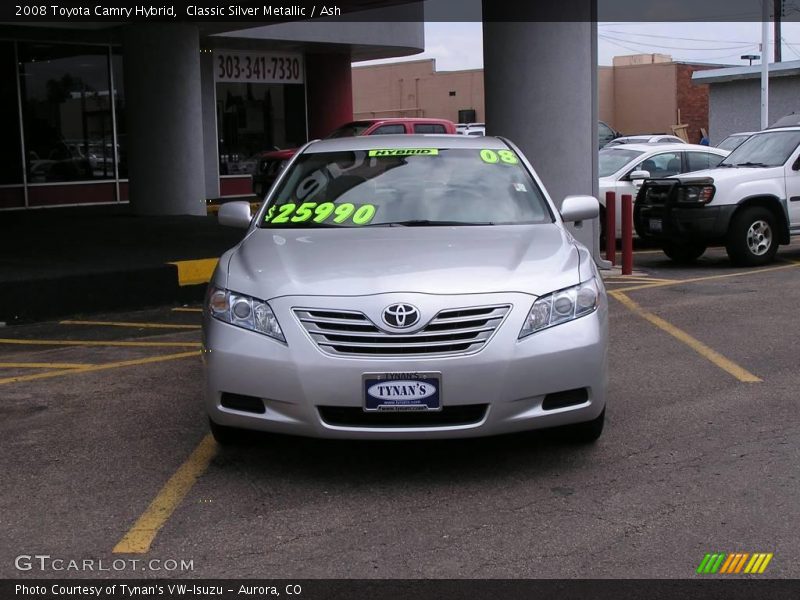 Classic Silver Metallic / Ash 2008 Toyota Camry Hybrid
