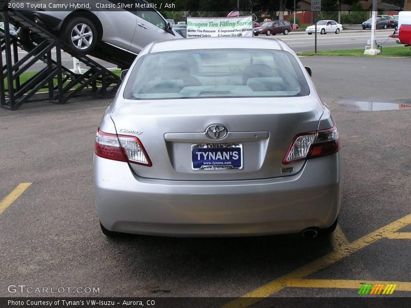 Classic Silver Metallic / Ash 2008 Toyota Camry Hybrid