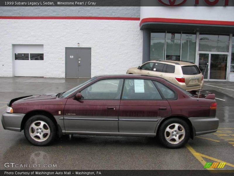 Winestone Pearl / Gray 1999 Subaru Legacy L Sedan