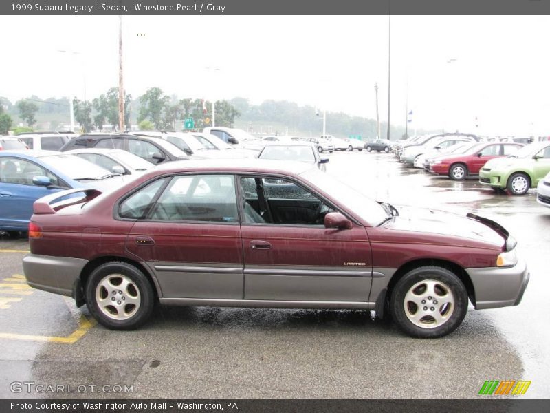 Winestone Pearl / Gray 1999 Subaru Legacy L Sedan