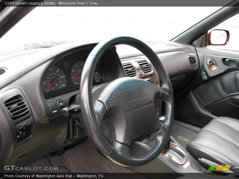 Winestone Pearl / Gray 1999 Subaru Legacy L Sedan