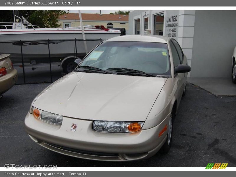 Gold / Tan 2002 Saturn S Series SL1 Sedan