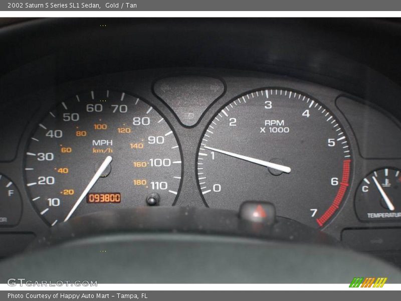 Gold / Tan 2002 Saturn S Series SL1 Sedan