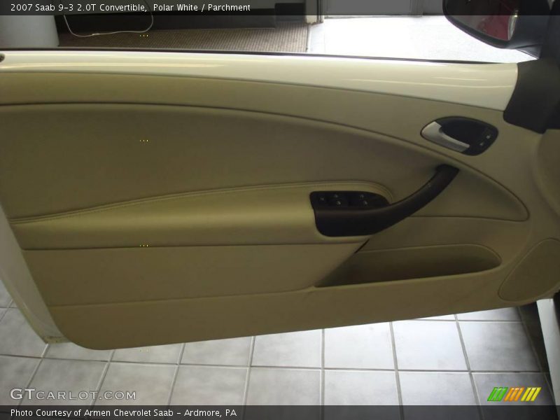 Polar White / Parchment 2007 Saab 9-3 2.0T Convertible