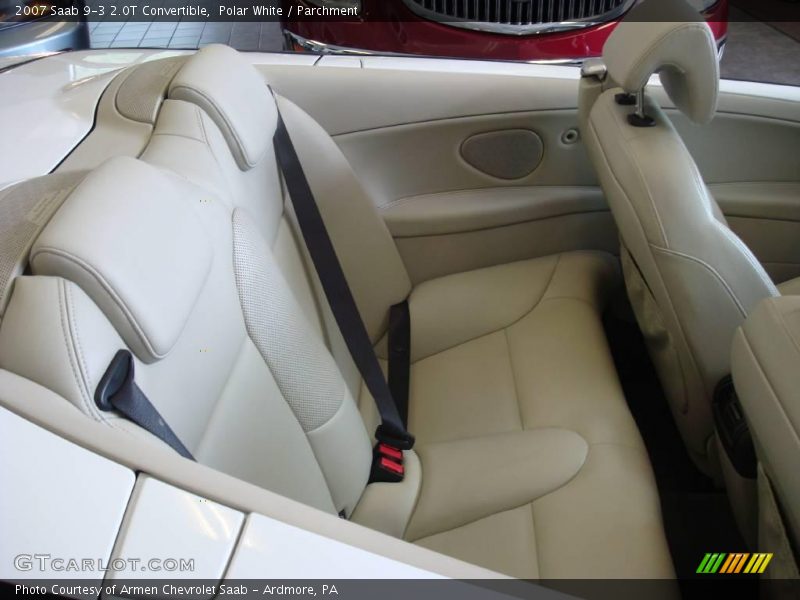 Polar White / Parchment 2007 Saab 9-3 2.0T Convertible