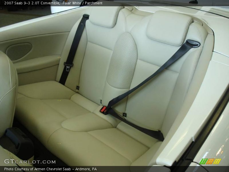 Polar White / Parchment 2007 Saab 9-3 2.0T Convertible