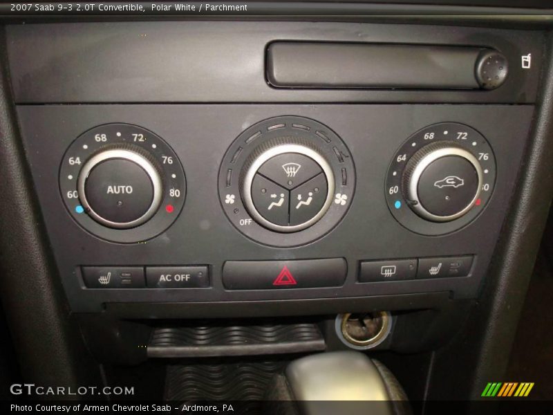 Polar White / Parchment 2007 Saab 9-3 2.0T Convertible