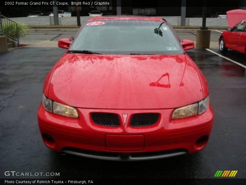 Bright Red / Graphite 2002 Pontiac Grand Prix GT Coupe