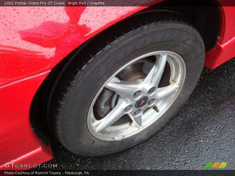 Bright Red / Graphite 2002 Pontiac Grand Prix GT Coupe