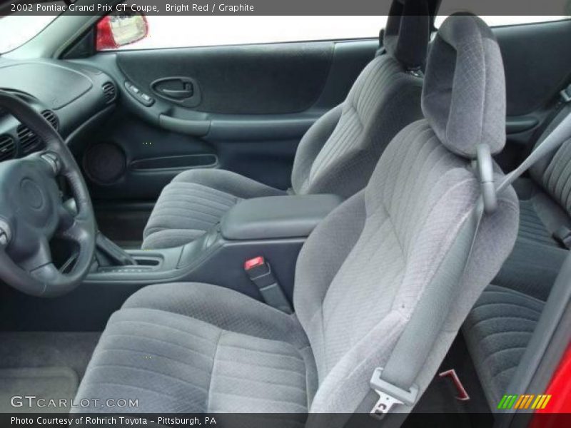 Bright Red / Graphite 2002 Pontiac Grand Prix GT Coupe