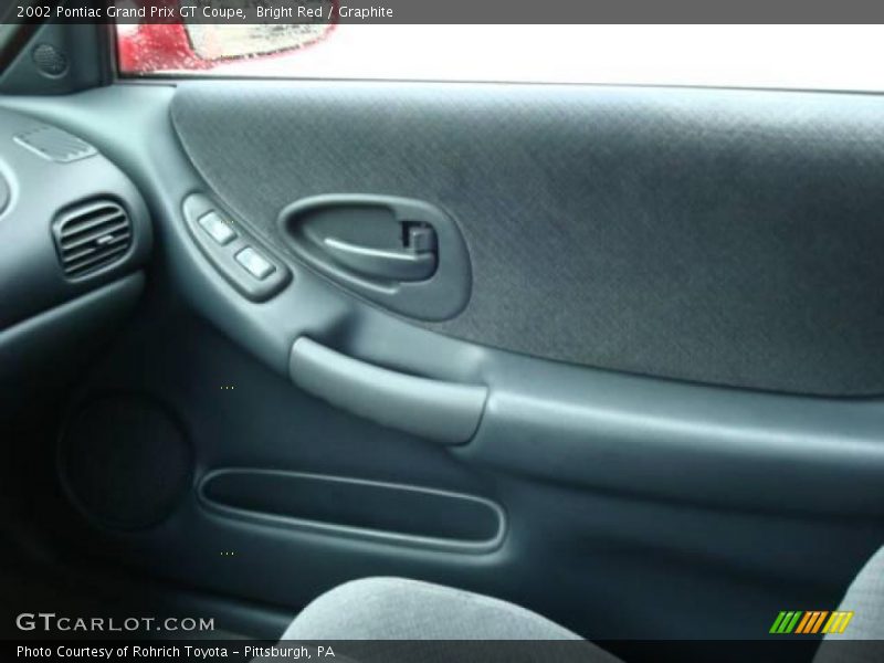 Bright Red / Graphite 2002 Pontiac Grand Prix GT Coupe