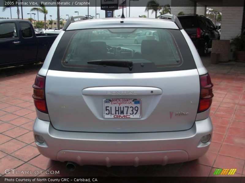 Platinum Metallic / Graphite 2005 Pontiac Vibe