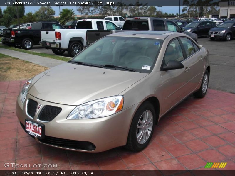 Sedona Beige Metallic / Light Taupe 2006 Pontiac G6 V6 Sedan