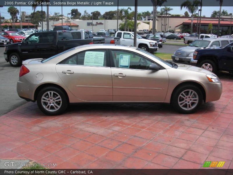 Sedona Beige Metallic / Light Taupe 2006 Pontiac G6 V6 Sedan