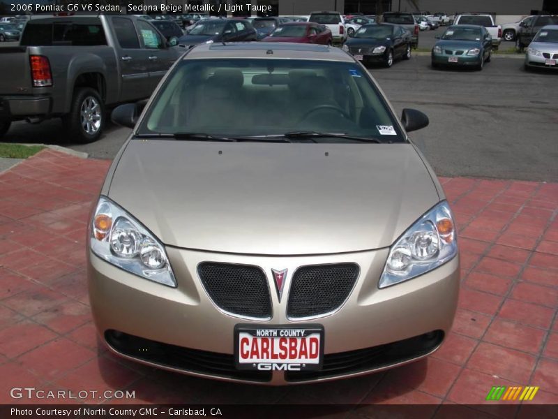 Sedona Beige Metallic / Light Taupe 2006 Pontiac G6 V6 Sedan