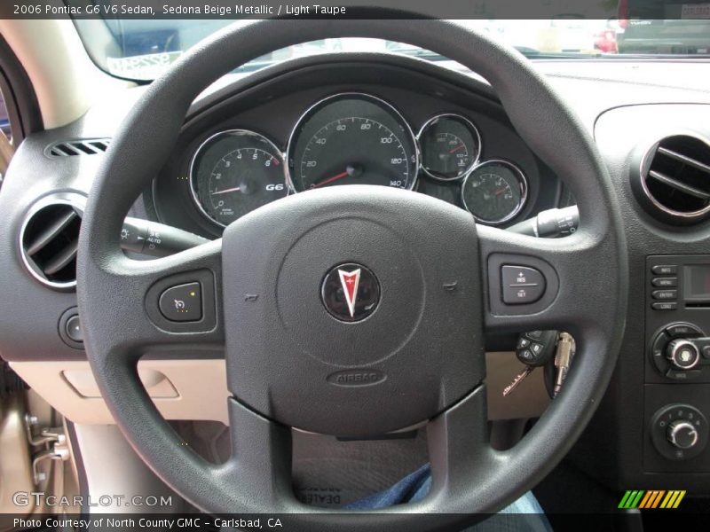 Sedona Beige Metallic / Light Taupe 2006 Pontiac G6 V6 Sedan