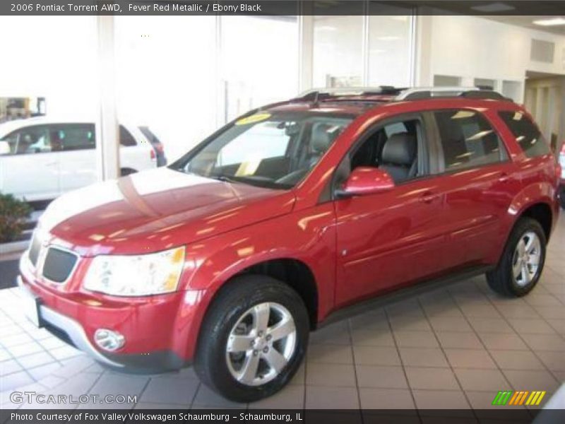 Fever Red Metallic / Ebony Black 2006 Pontiac Torrent AWD