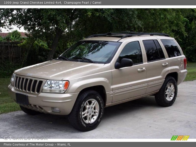 Champagne Pearl / Camel 1999 Jeep Grand Cherokee Limited 4x4