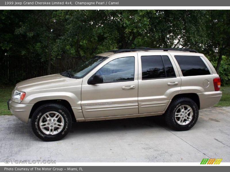 Champagne Pearl / Camel 1999 Jeep Grand Cherokee Limited 4x4
