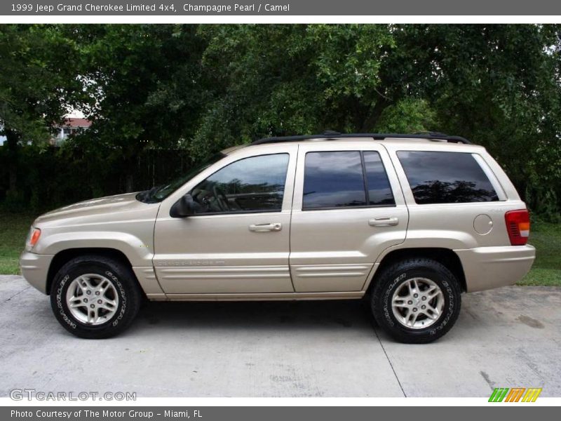 Champagne Pearl / Camel 1999 Jeep Grand Cherokee Limited 4x4