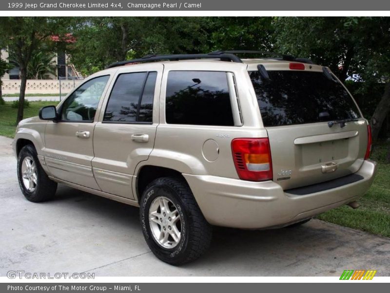 Champagne Pearl / Camel 1999 Jeep Grand Cherokee Limited 4x4