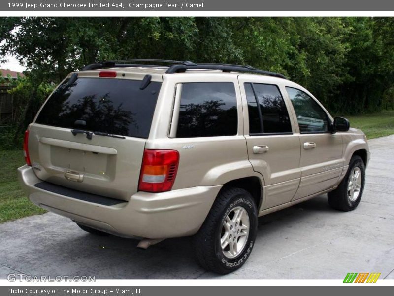 Champagne Pearl / Camel 1999 Jeep Grand Cherokee Limited 4x4