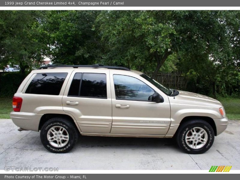 Champagne Pearl / Camel 1999 Jeep Grand Cherokee Limited 4x4