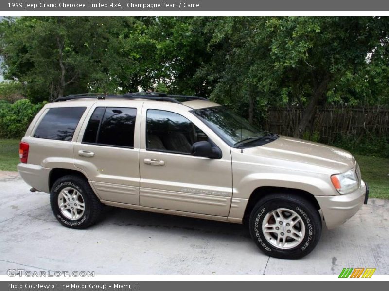 Champagne Pearl / Camel 1999 Jeep Grand Cherokee Limited 4x4