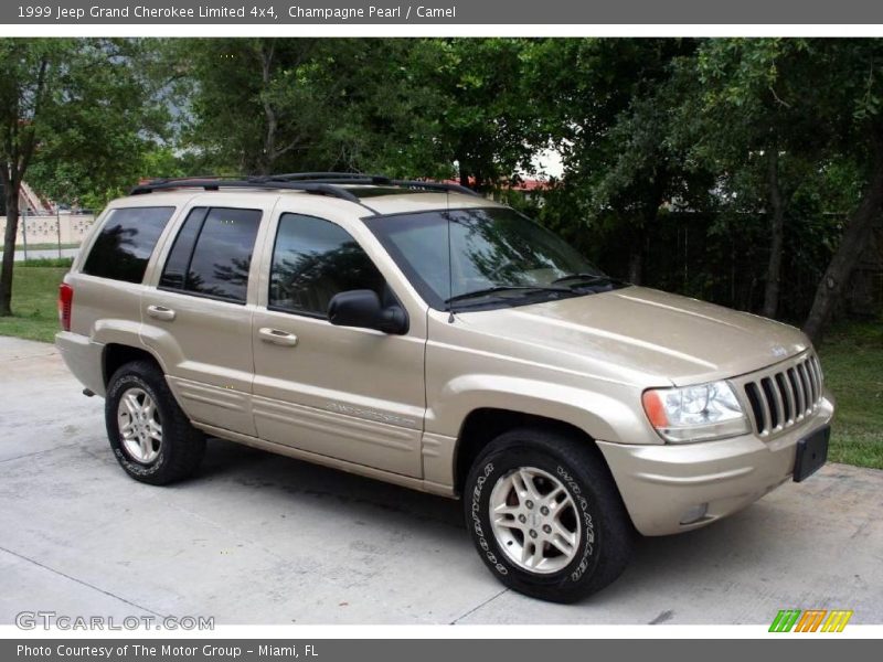 Champagne Pearl / Camel 1999 Jeep Grand Cherokee Limited 4x4