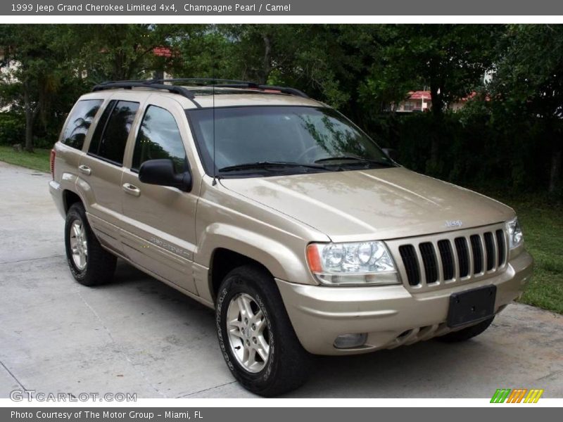 Champagne Pearl / Camel 1999 Jeep Grand Cherokee Limited 4x4