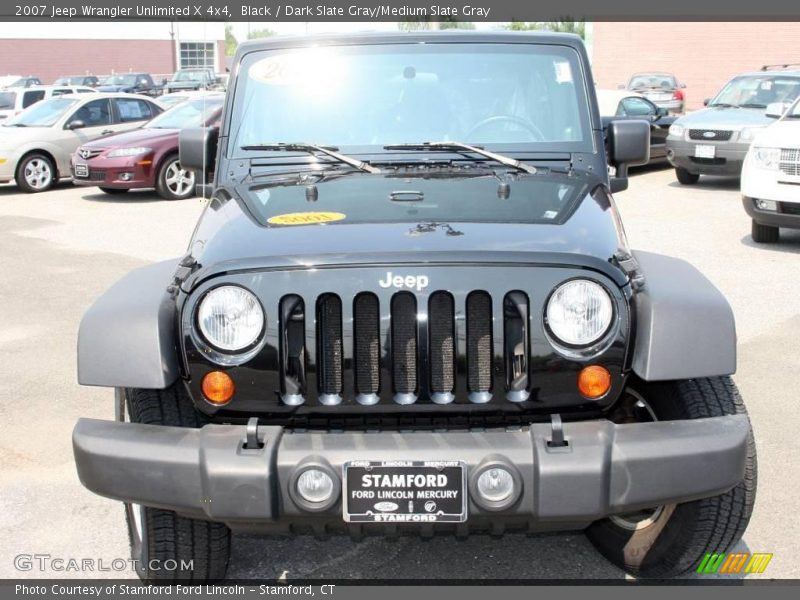 Black / Dark Slate Gray/Medium Slate Gray 2007 Jeep Wrangler Unlimited X 4x4