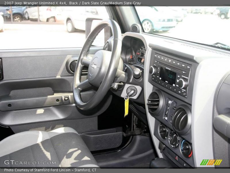 Black / Dark Slate Gray/Medium Slate Gray 2007 Jeep Wrangler Unlimited X 4x4