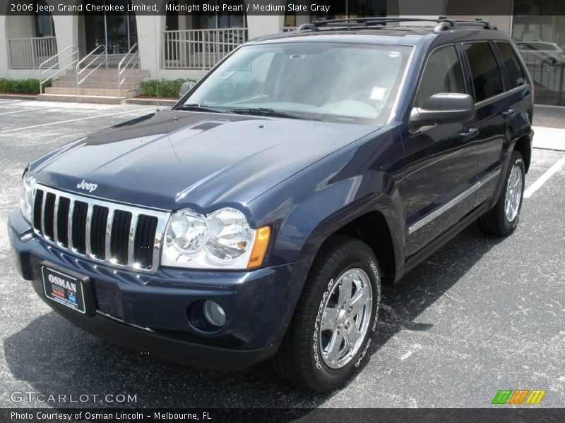 Midnight Blue Pearl / Medium Slate Gray 2006 Jeep Grand Cherokee Limited