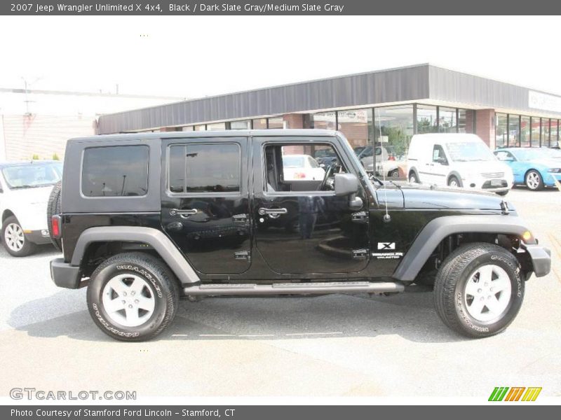 Black / Dark Slate Gray/Medium Slate Gray 2007 Jeep Wrangler Unlimited X 4x4