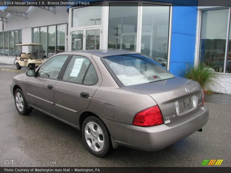 Bronze Shimmer / Taupe 2004 Nissan Sentra 1.8