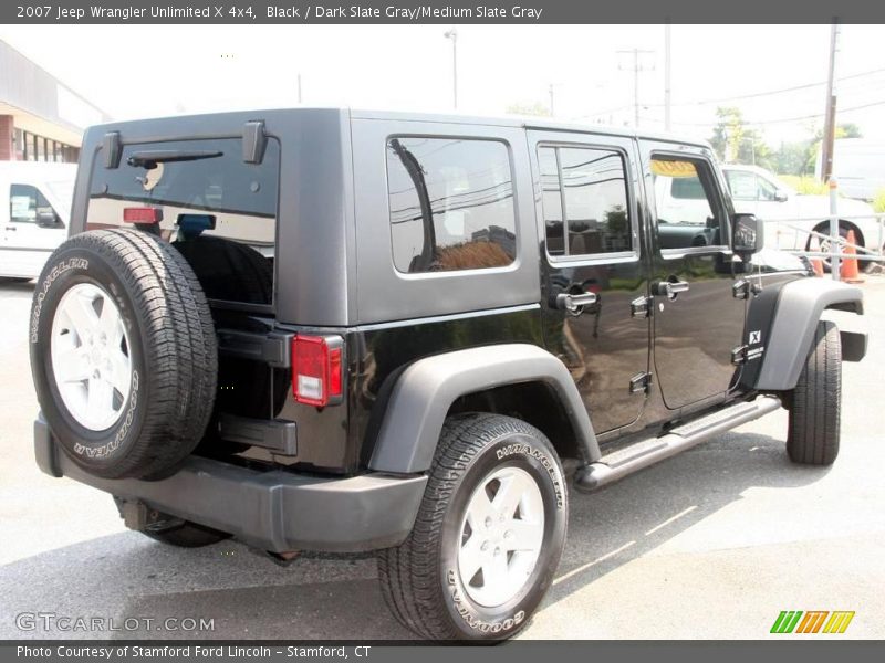 Black / Dark Slate Gray/Medium Slate Gray 2007 Jeep Wrangler Unlimited X 4x4