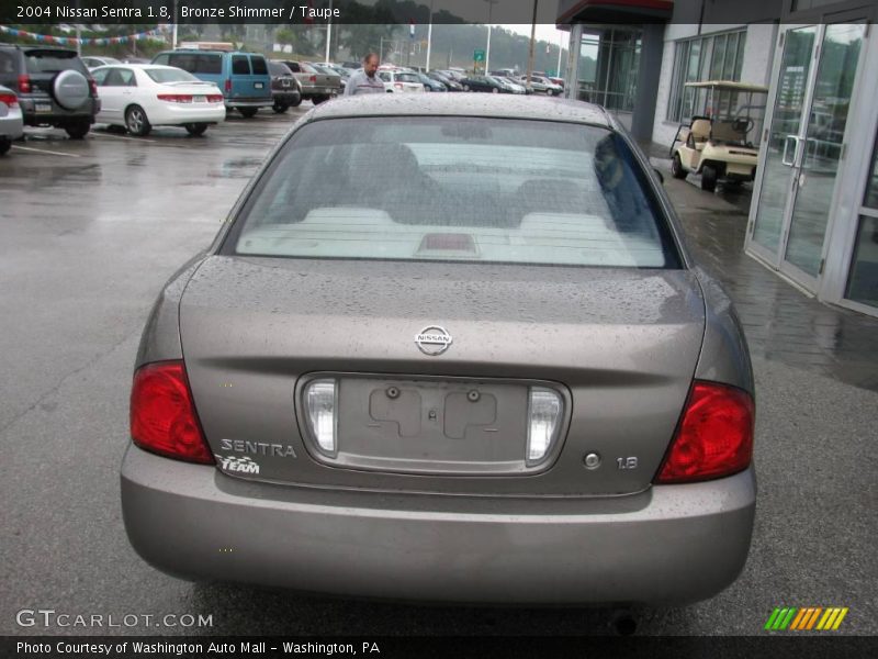 Bronze Shimmer / Taupe 2004 Nissan Sentra 1.8