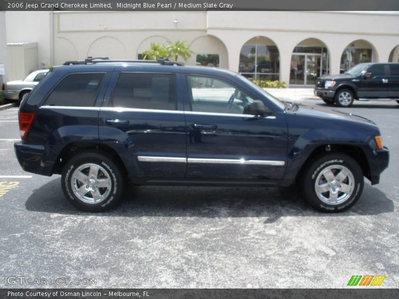 Midnight Blue Pearl / Medium Slate Gray 2006 Jeep Grand Cherokee Limited