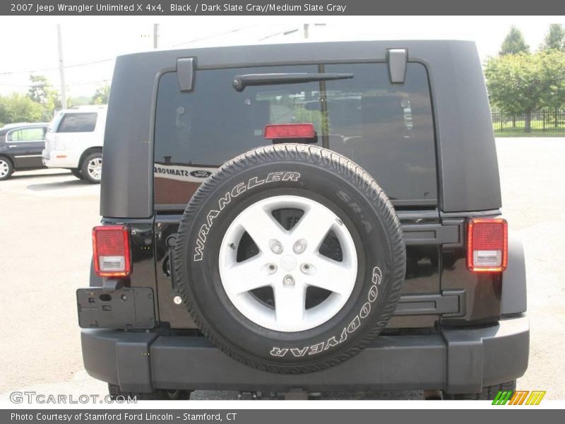 Black / Dark Slate Gray/Medium Slate Gray 2007 Jeep Wrangler Unlimited X 4x4