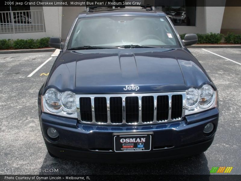 Midnight Blue Pearl / Medium Slate Gray 2006 Jeep Grand Cherokee Limited