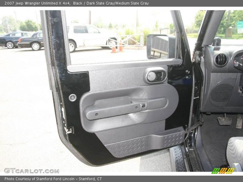 Black / Dark Slate Gray/Medium Slate Gray 2007 Jeep Wrangler Unlimited X 4x4